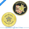 Gold Plating Metal Coin for Souvenir&Military&Police